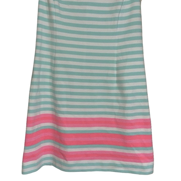 Lilly Pulitzer Lana Cap Sleeve Engineer Striped Dress Size Medium - Picture 7 of 13